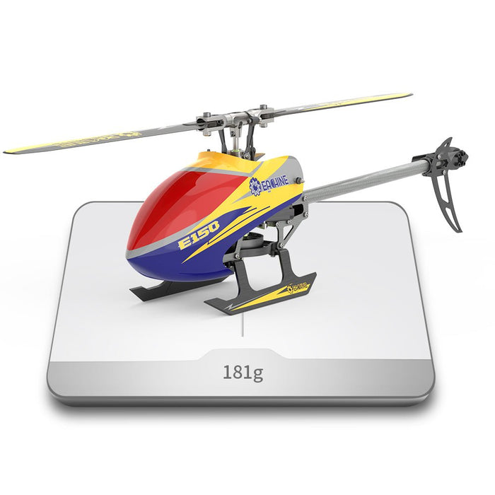 Eachine E150 2.4G 6CH - 6-Axis Gyro 3D6G Dual Brushless Direct Drive Motor Flybarless RC Helicopter - BNF Compatible with FUTABA S-FHSS for Enthusiasts - Shopsta EU