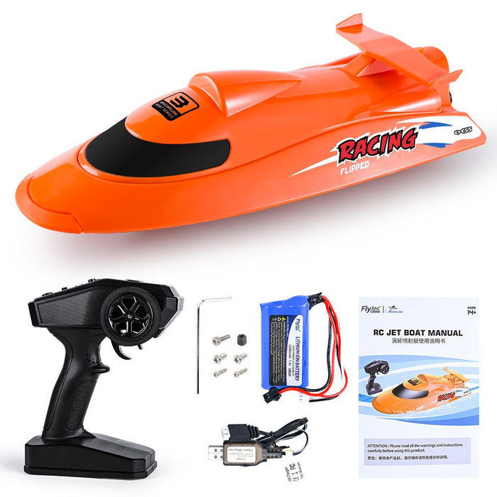 Flytec V009 Jet Boat - 2.4G Remote Control, 50km/h Turbine Driven RTR Ship Model - Perfect for Speed Enthusiasts and RC Hobbyists - Shopsta EU