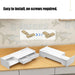 Universal & Storage Drawer Brand - Wooden Macbook PC Riser, Laptop Monitor, Desktop Stand Holder, Screen Rack Organizer - Ideal Solution for Desktop Organization and Screen Elevation - Shopsta EU