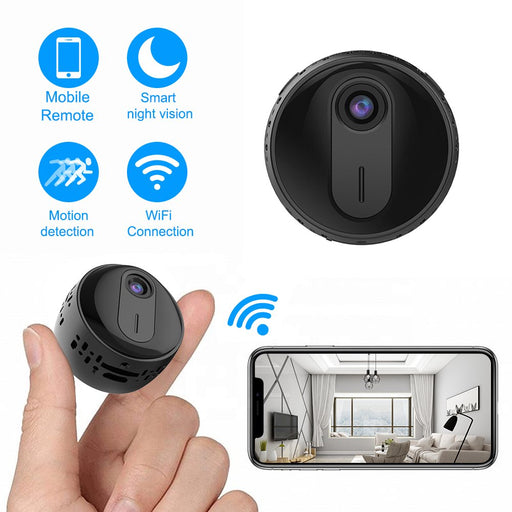 V380 HD 1080P WiFi Mini Camera - Low Power, Infrared Night Vision, Two-Way Voice, Motion Sensor Detection - Ideal for Home Security Monitoring - Shopsta EU