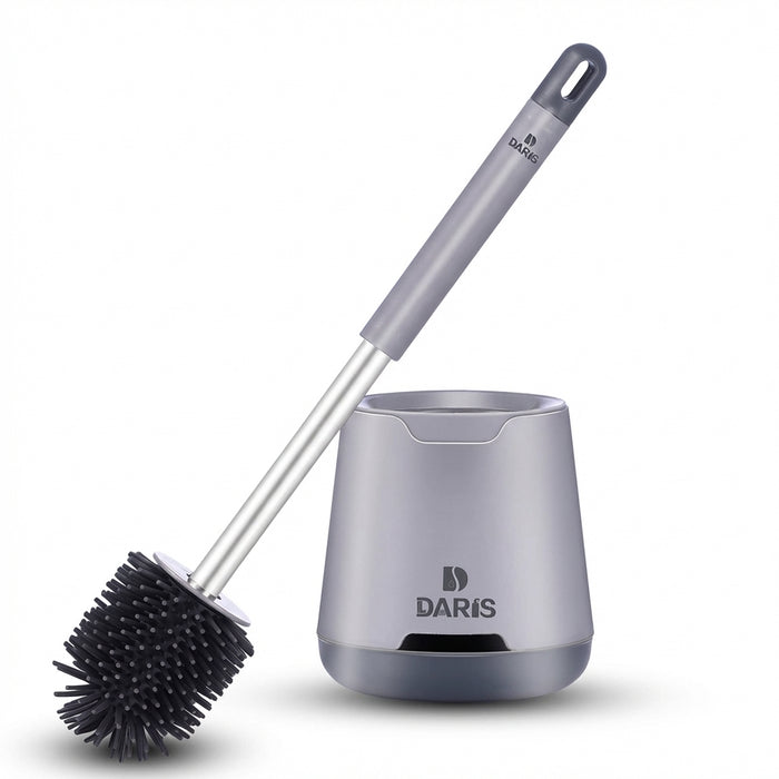 SDARISB DR-FE94 Silicone Toilet Brush — Long Handle, Bendable Head