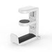 2-in-1 No‑Drill Desktop Cup Holder & Headphone Hook for Computer Desk