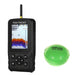 Wireless Fish Finder Sonar Sensor (Dot‑Matrix) – Rechargeable 3.7V, 0.6–73 m, 125 kHz (2026)