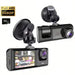 Dashcam 1080p with IR Night Vision, 2" IPS Screen, Loop Recording — 2 or 3 Camera DVR