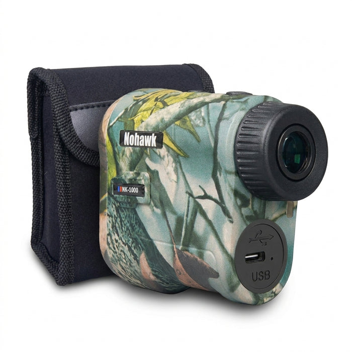 Golf Laser Rangefinder 600m / 1000m — Flag‑Lock Slope, USB-C Rechargeable