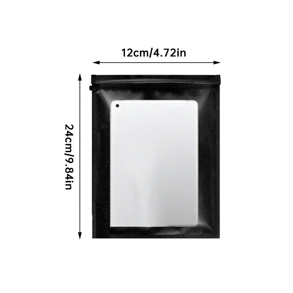 Waterproof, Fireproof Faraday Bag for Laptops, Tablets & Phones — Grey