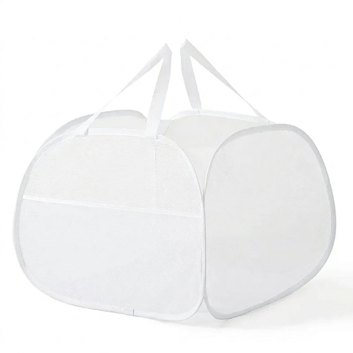 90 L Collapsible Laundry Basket – Pop‑Up Foldable Hamper with Reinforced Handles
