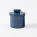 Ceramic Yellow Butter Dish with Lid — Kiln‑Turned Round Countertop Storage