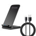 30W Fast Qi Wireless Charging Stand – Compatible with iPhone, Samsung, Xiaomi & Huawei