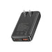 PD 65W Ultra-thin GaN Dual-Port Travel Charger with US/EU/UK/KR Interchangeable Plugs