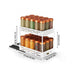 Pull-out 2-Layer Plastic Spice Rack — Large Capacity Kitchen Organiser