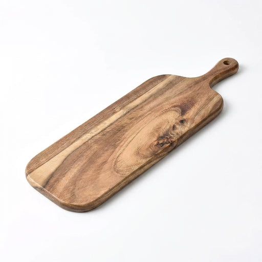 Wooden Cutting Board with Handle — Rectangular Serving & Cheese Board