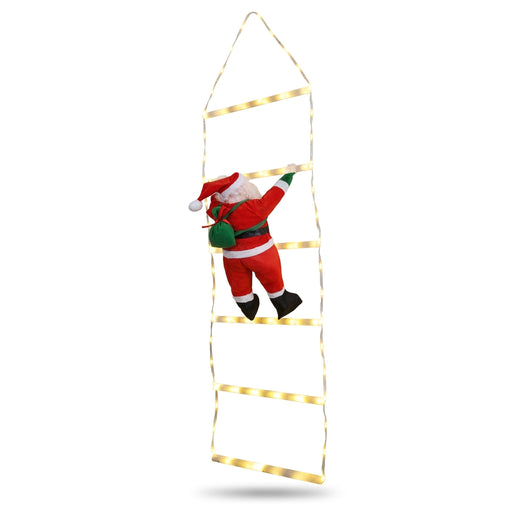 LED Santa Claus Climbing Ladder Christmas Light, 1.5m or 3m, USB Plug, 8 Flashing Modes