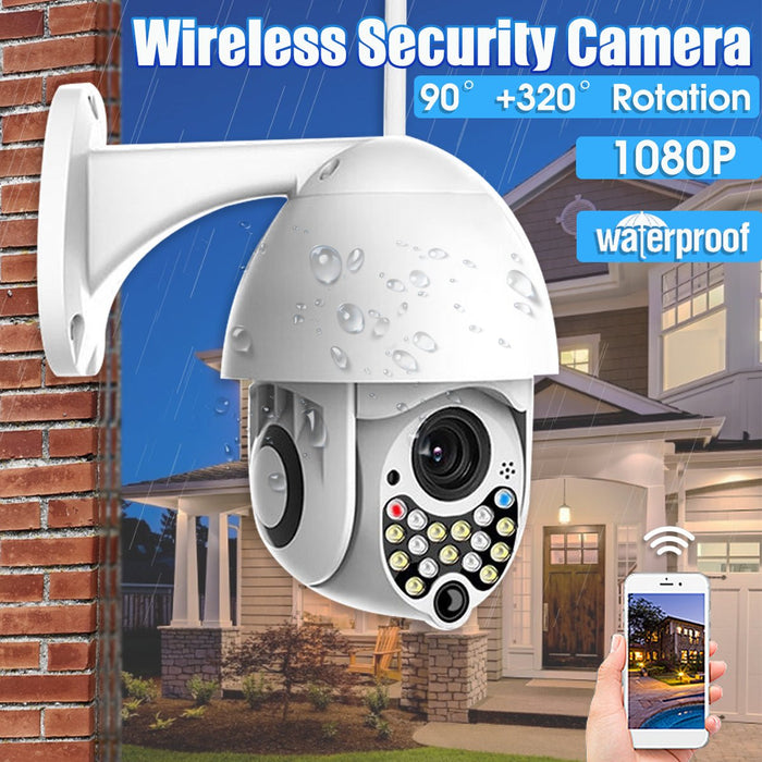 WiFi Ball Machine - Wireless HD Pylon Head Surveillance Camera for Home Security - Outdoor Waterproof Network Solution for Homeowners - Shopsta EU