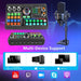 Zealsound Professional Podcast Microphone SoundCard Kit for PC Smartphone Laptop Computer Vlog Recording Live Streaming YouTube - Shopsta EU